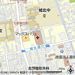 佐賀北郵便局　荷物集荷周辺の地図