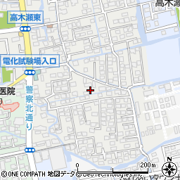 佐賀県佐賀市高木瀬東1丁目周辺の地図