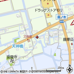 佐賀県神埼市千代田町下板296周辺の地図