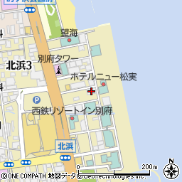 別府のお宿加賀屋周辺の地図