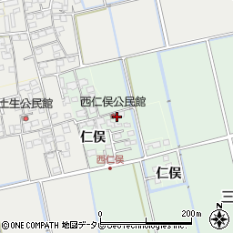 佐賀県小城市仁俣2887周辺の地図