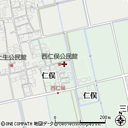 佐賀県小城市仁俣2778周辺の地図