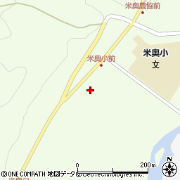 高知県高岡郡四万十町米奥287周辺の地図