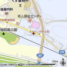 穴井硝子店周辺の地図