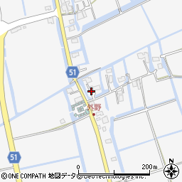 佐賀県佐賀市兵庫町瓦町75周辺の地図