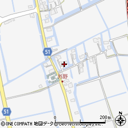 佐賀県佐賀市兵庫町瓦町72周辺の地図