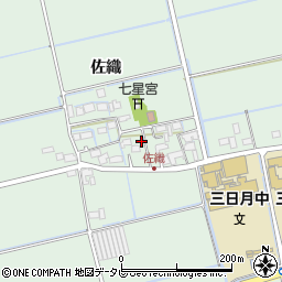 佐賀県小城市佐織周辺の地図