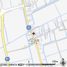 佐賀県佐賀市兵庫町瓦町79周辺の地図