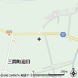 愛媛県宇和島市三間町迫目517周辺の地図