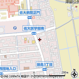 佐賀信用金庫佐賀医大前支店周辺の地図