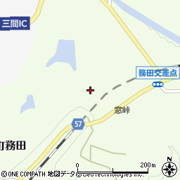 愛媛県宇和島市三間町務田1006周辺の地図