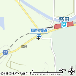 愛媛県宇和島市三間町務田974周辺の地図