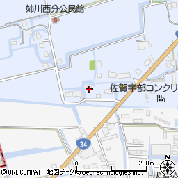 佐賀県神埼市神埼町姉川1898周辺の地図