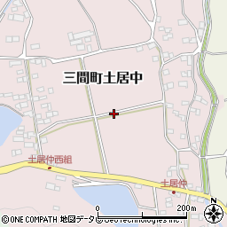 愛媛県宇和島市三間町土居中周辺の地図