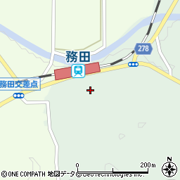 ファミリーマート宇和島三間店周辺の地図