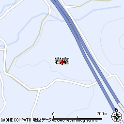 大分県玖珠郡玖珠町岩室周辺の地図