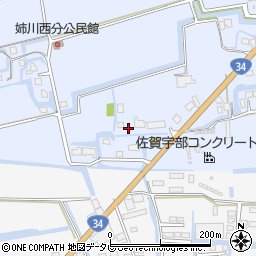 佐賀県神埼市神埼町姉川1934周辺の地図
