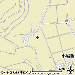 佐賀県小城市小城町栗原周辺の地図