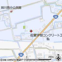 佐賀県神埼市神埼町姉川1936周辺の地図