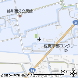 佐賀県神埼市神埼町姉川2163周辺の地図
