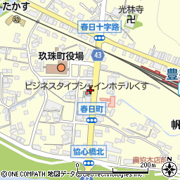 大分県玖珠郡玖珠町帆足262-21周辺の地図