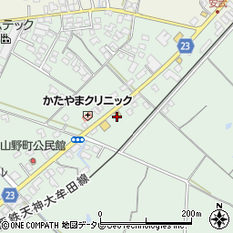 モスバーガー久留米大善寺店周辺の地図