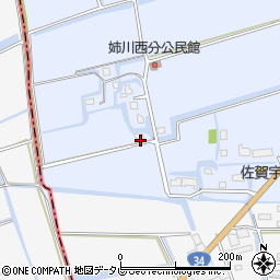 佐賀県神埼市神埼町姉川1924周辺の地図