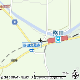 愛媛県宇和島市三間町務田832周辺の地図