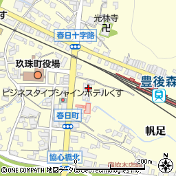 大分県信用組合玖珠支店周辺の地図