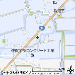 佐賀県神埼市神埼町姉川2166周辺の地図