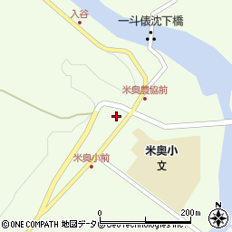 高知県高岡郡四万十町米奥196-3周辺の地図