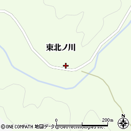 高知県高岡郡四万十町東北ノ川404周辺の地図