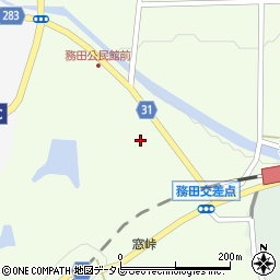 愛媛県宇和島市三間町務田821周辺の地図