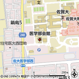 医学部会館周辺の地図