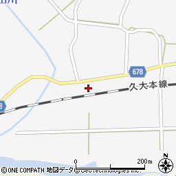 大分県玖珠郡玖珠町四日市662周辺の地図