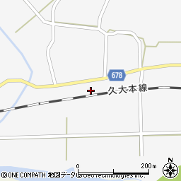 大分県玖珠郡玖珠町四日市674周辺の地図