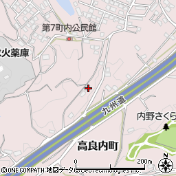 福岡県久留米市高良内町4180周辺の地図