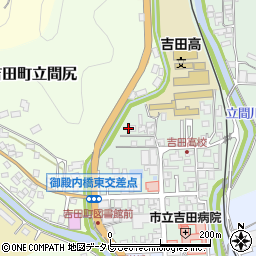 吉田高等学校　国安寮周辺の地図