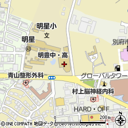 明豊中学校周辺の地図