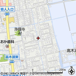 佐賀県佐賀市高木瀬東4丁目周辺の地図