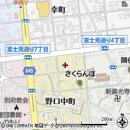 大分銀行鶴見支店周辺の地図
