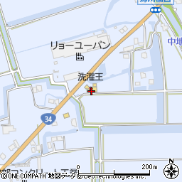 洗濯王中島クリーニング神埼工場店周辺の地図