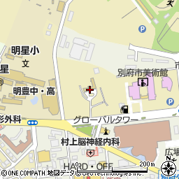 京都大地球熱学研究施設周辺の地図