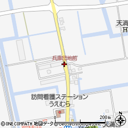 兵庫団地前周辺の地図