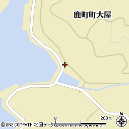 長崎県佐世保市鹿町町大屋454周辺の地図