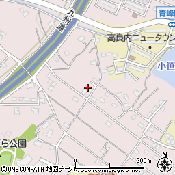 福岡県久留米市高良内町3636-21周辺の地図