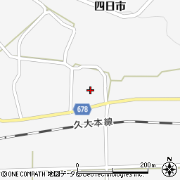 大分県玖珠郡玖珠町四日市794周辺の地図