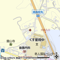 大分県玖珠郡玖珠町帆足499周辺の地図