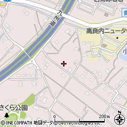 福岡県久留米市高良内町3601周辺の地図
