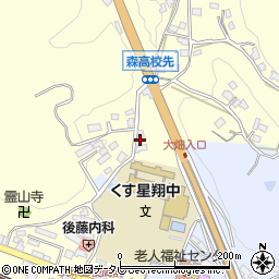 大分県玖珠郡玖珠町帆足518周辺の地図